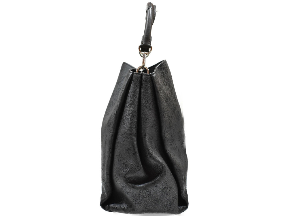 Louis Vuitton Mahina Tote Chain Black Babylon Shoulder Bag Black
